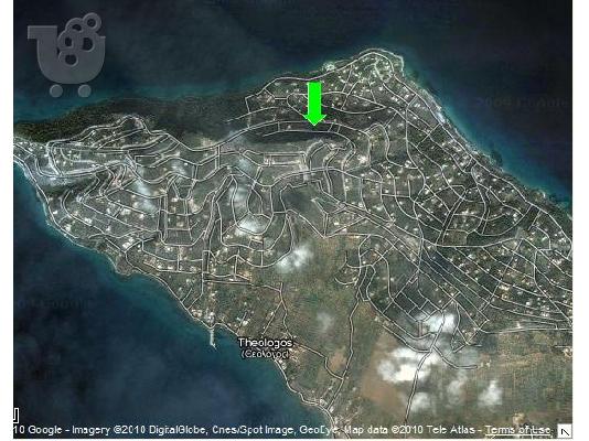 οικόπεδο με θέα στο Θεολόγο